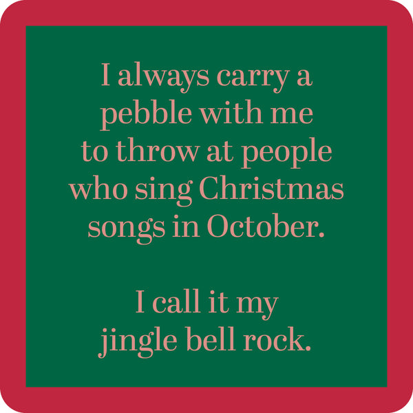 Jingle Bell Rock CHRISTMAS Coaster