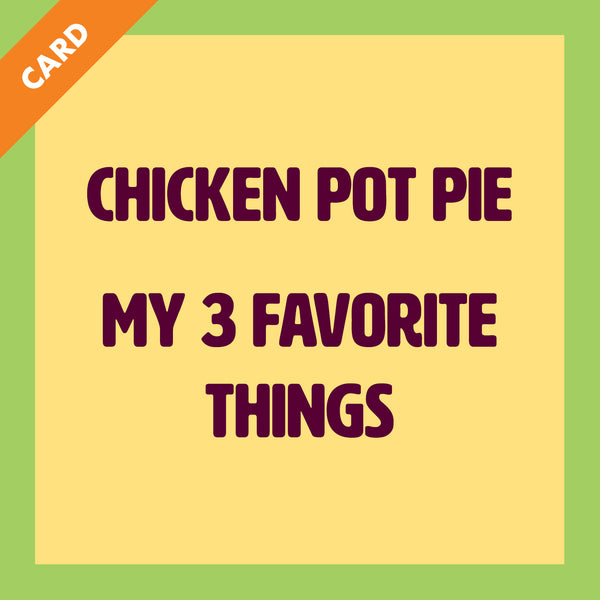 Chicken pot pie Card