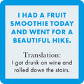 Fruit Smoothie Coaster