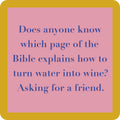 Bible Coaster