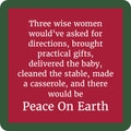 Peace on Earth Coaster