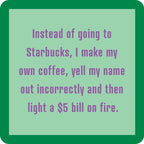 Starbucks Coaster