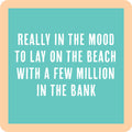 Lay on Beach Coaster