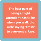 Flight Attendant Coaster