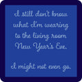 NYE living room Holiday Coaster
