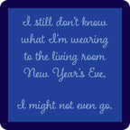 NYE living room Holiday Coaster
