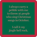 Jingle Bell Rock CHRISTMAS Coaster