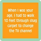 Shag Carpet Coaster