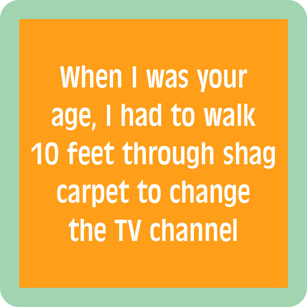 Shag Carpet Coaster