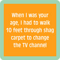 COASTER shag carpet