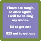 Sell Nudes Coaster