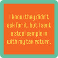 Tax Return Coaster