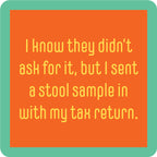 Tax Return Coaster