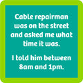 COASTER cable repairman