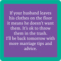 Marriage Tips Coaster
