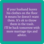 Marriage Tips Coaster