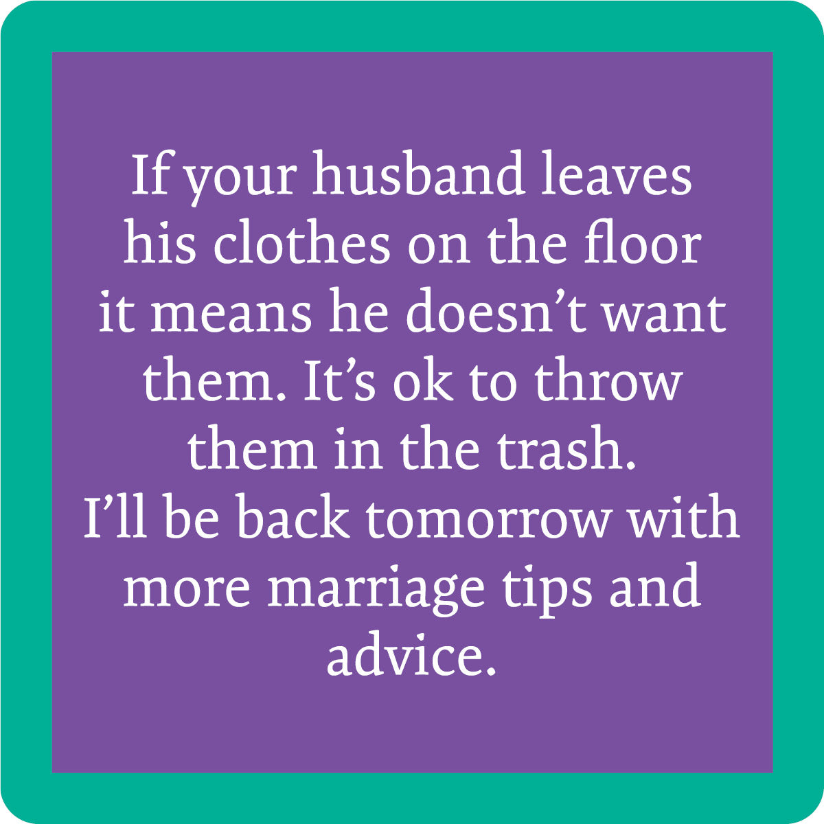 Marriage Tips Coaster