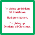 Xmas Punctuation Coaster