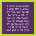 Rehome Dog Coaster