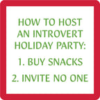 Xmas Introvert Coaster