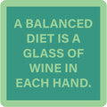Balanced Diet Coaster