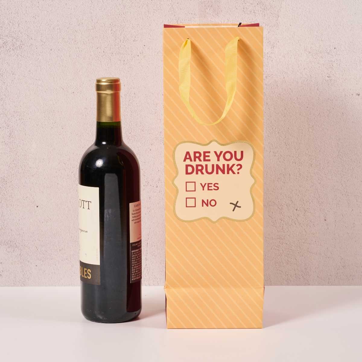 Are You Drunk- Wine Bag