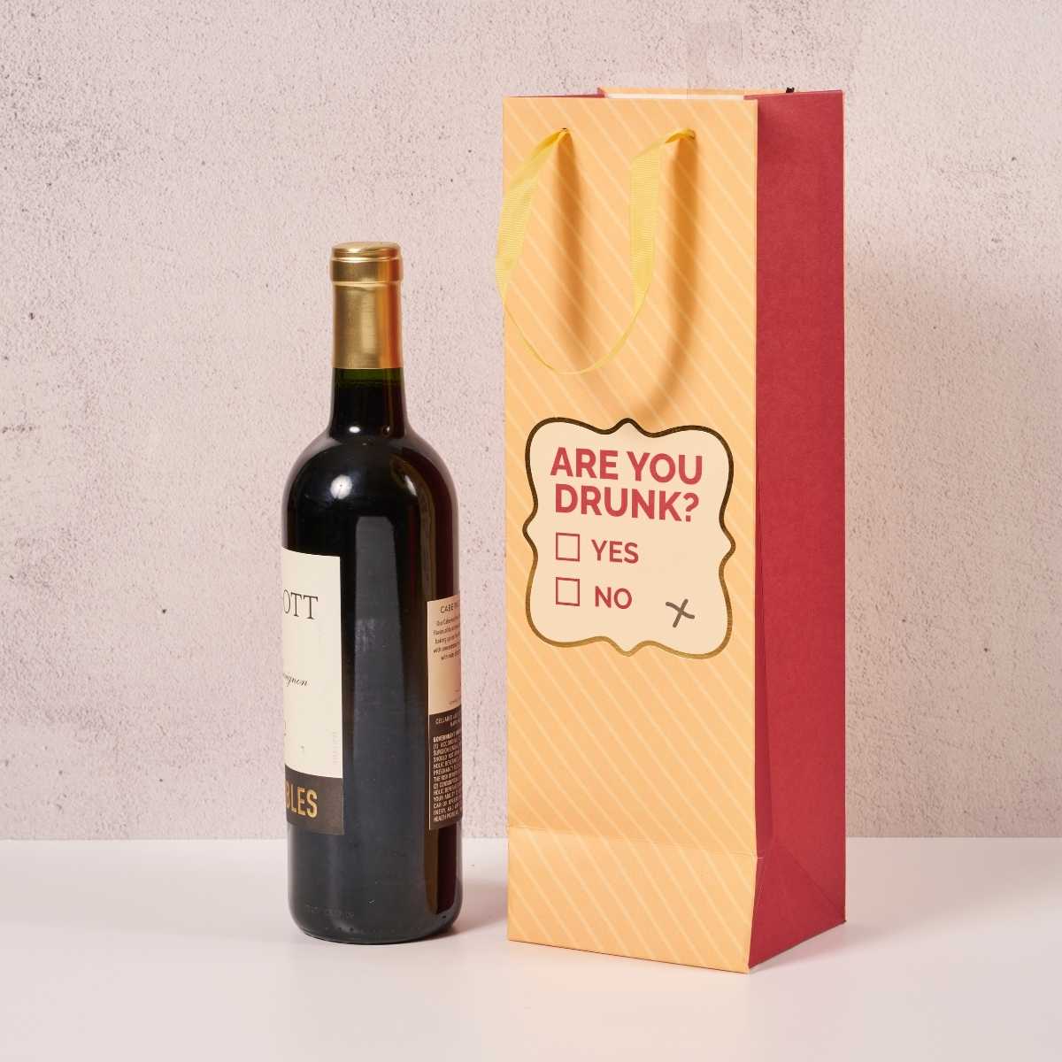 Are You Drunk- Wine Bag