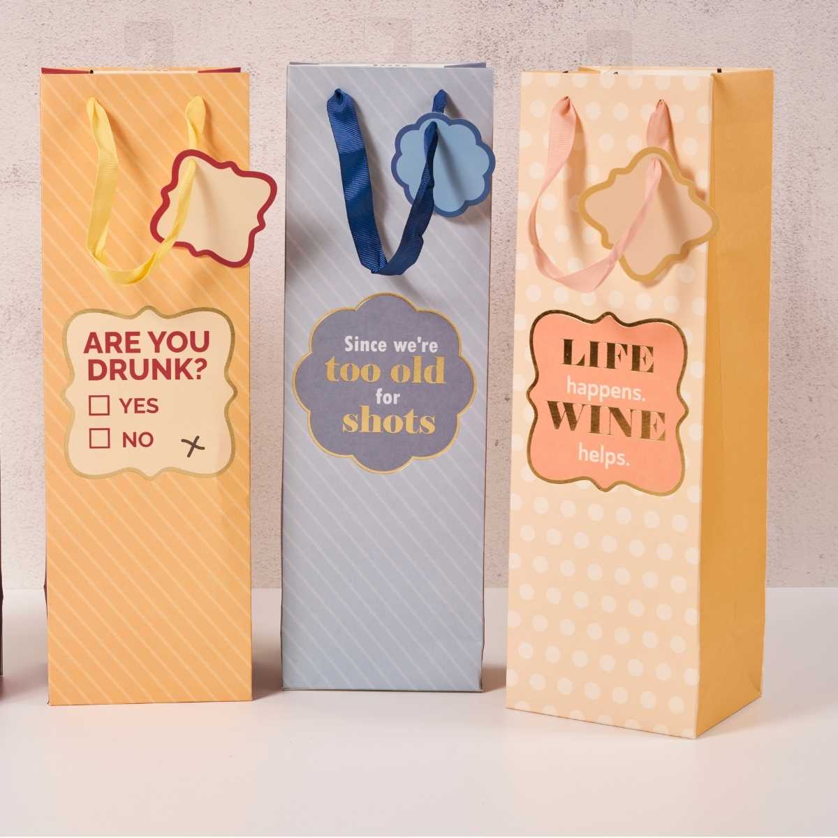 Wine Helps- Wine Bag