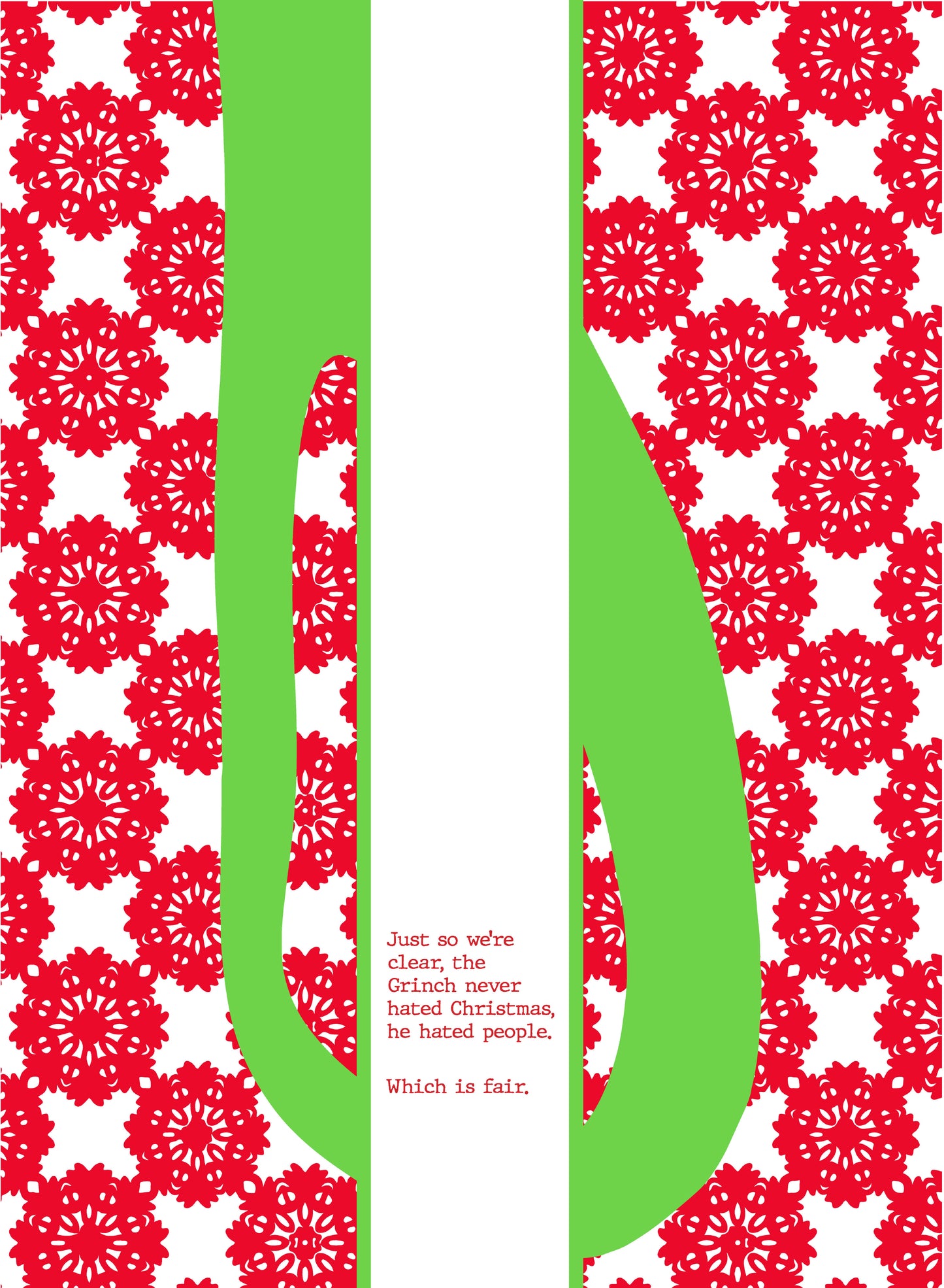 CHRISTMAS Grinch Dish Towel