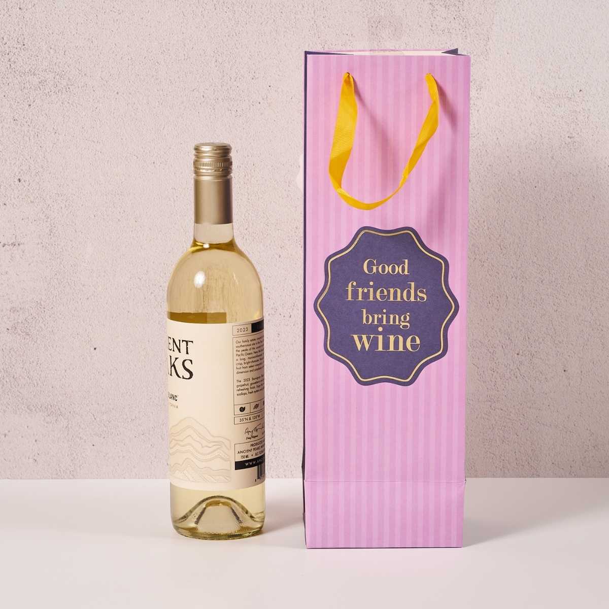 Good Friends- Wine Bag