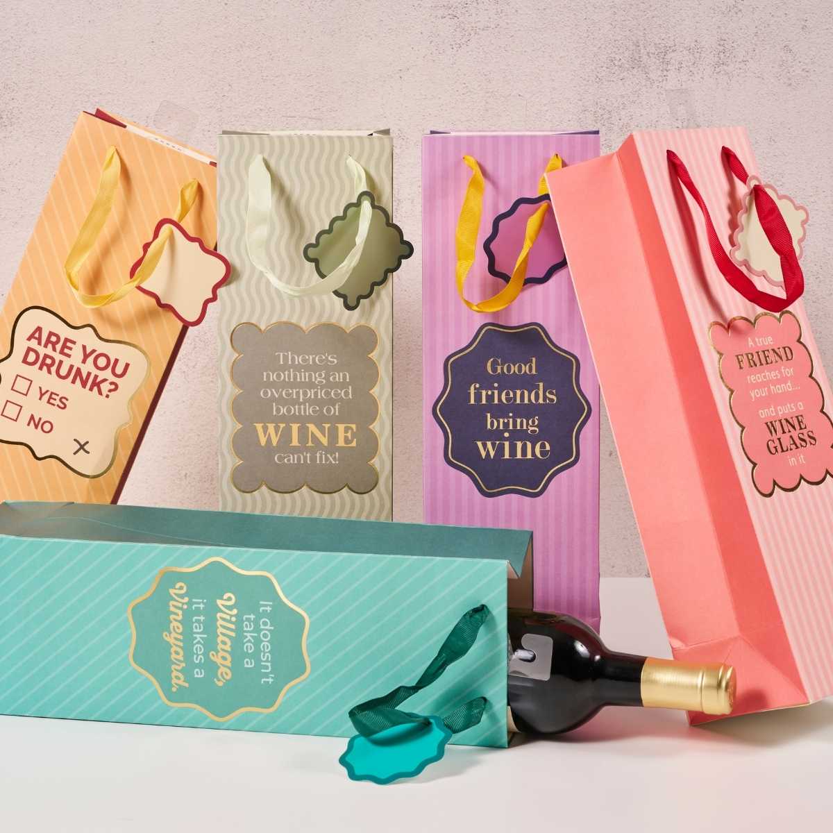 Good Friends- Wine Bag