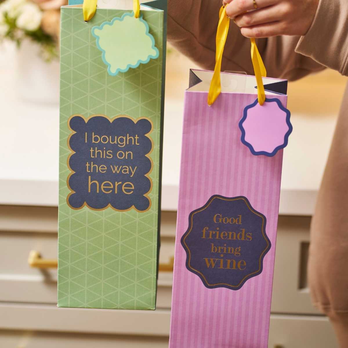 Good Friends- Wine Bag