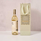 Overpriced Bottle- Wine Bag
