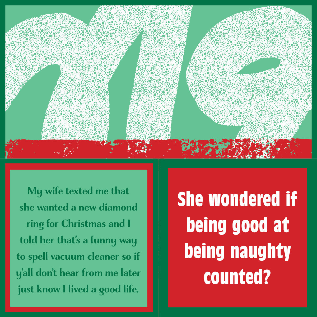 Xmas Counted Napkin