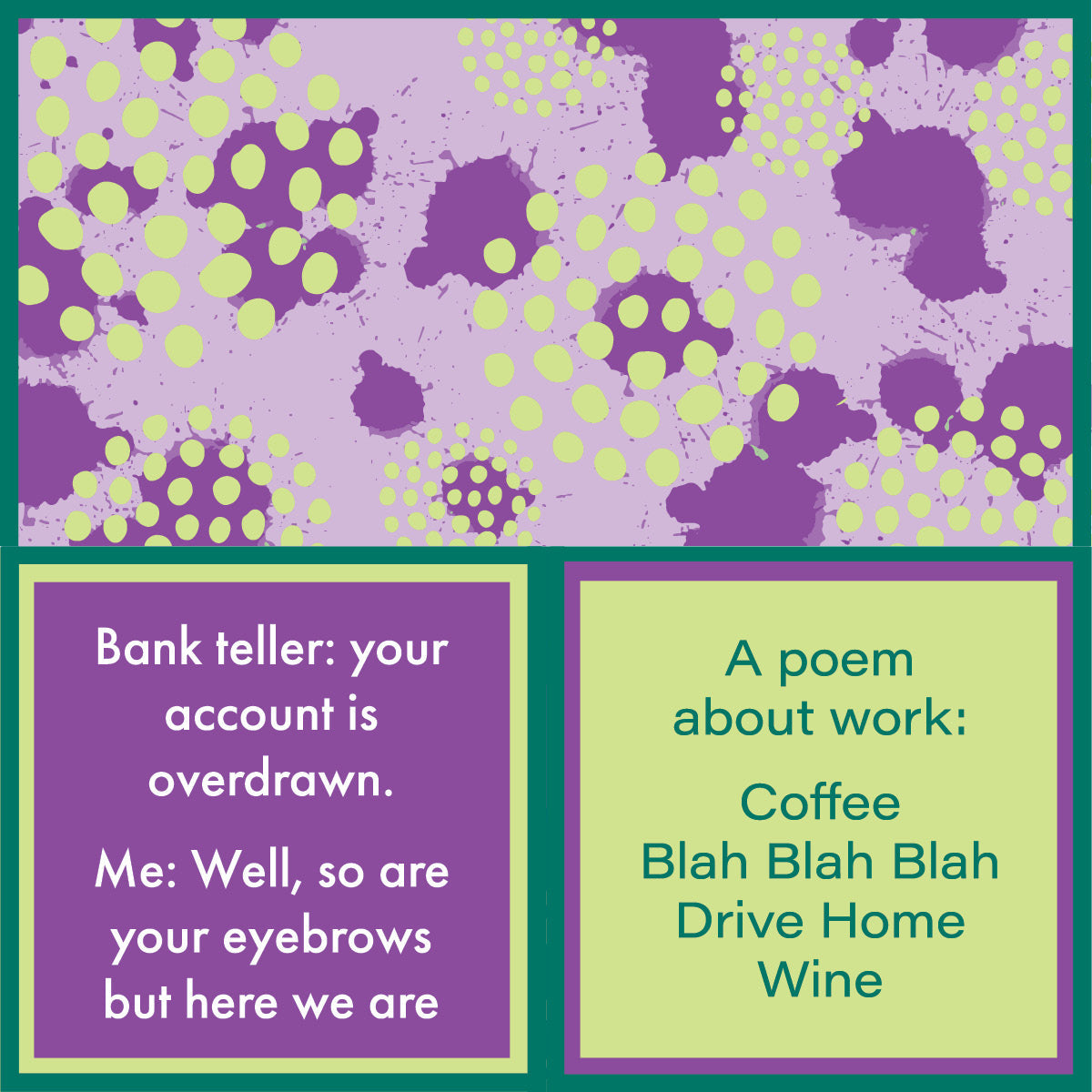 Blah Blah Napkin