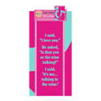 Wine Talking Dish Towel