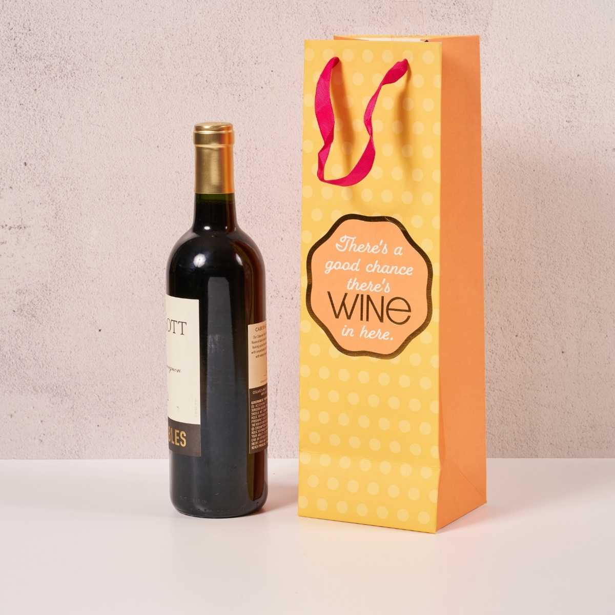 Good Chance- Wine Bag