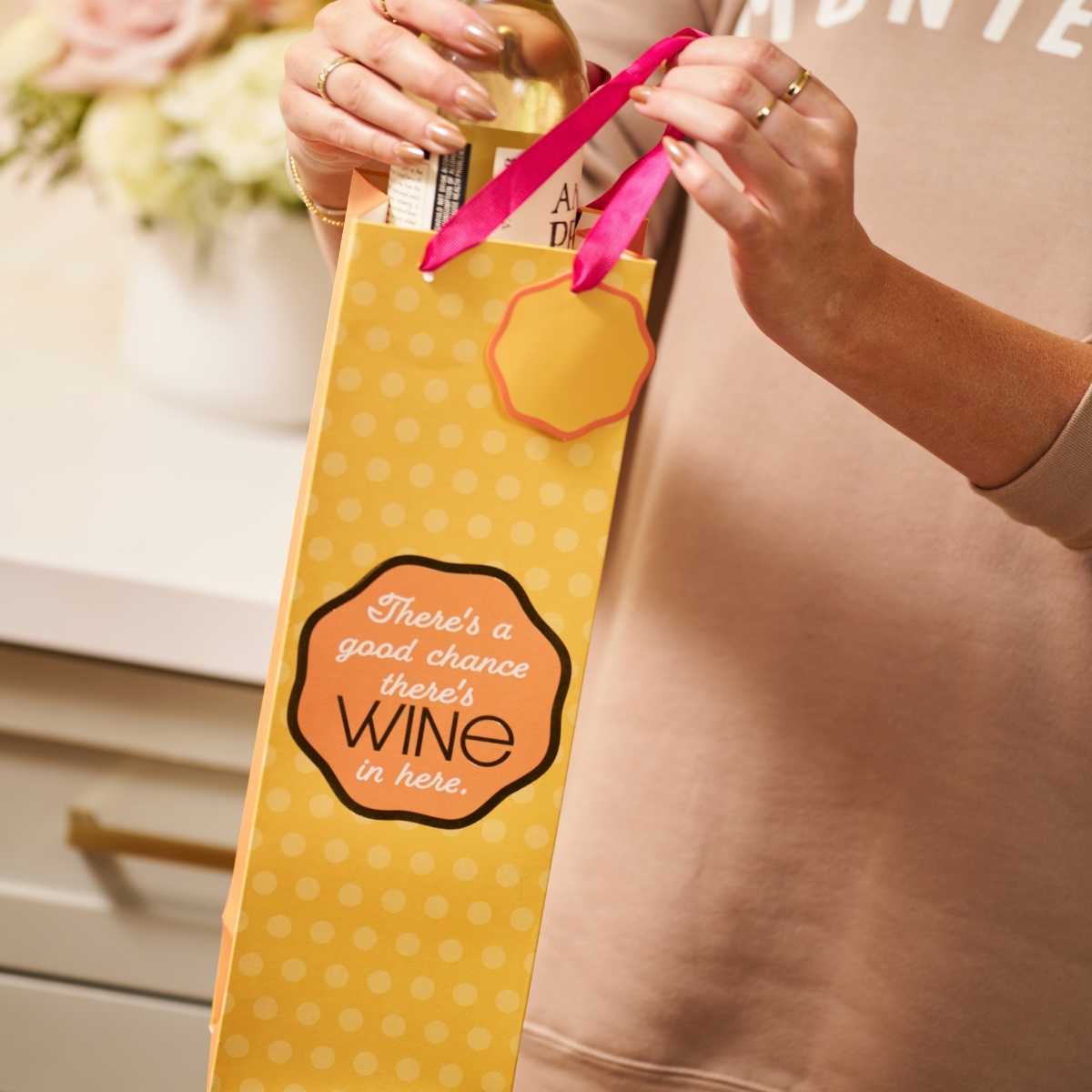 Good Chance- Wine Bag