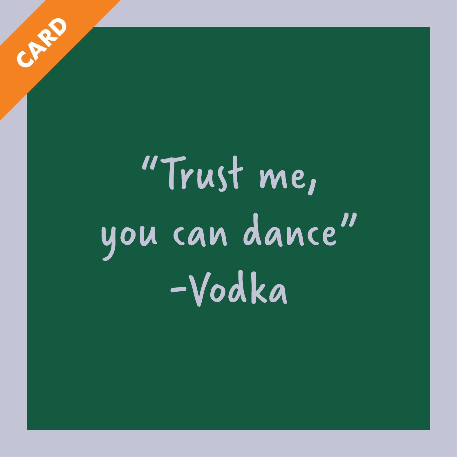 You Can Dance Card