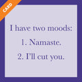 Two Moods Card