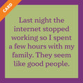 Internet Stopped Card