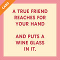 Put a Wine Glass Card