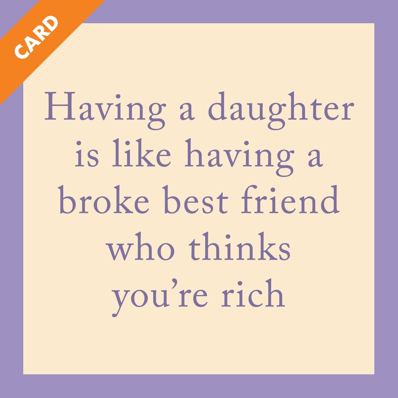 Broke Best Friend Card