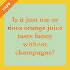 Orange Juice Card