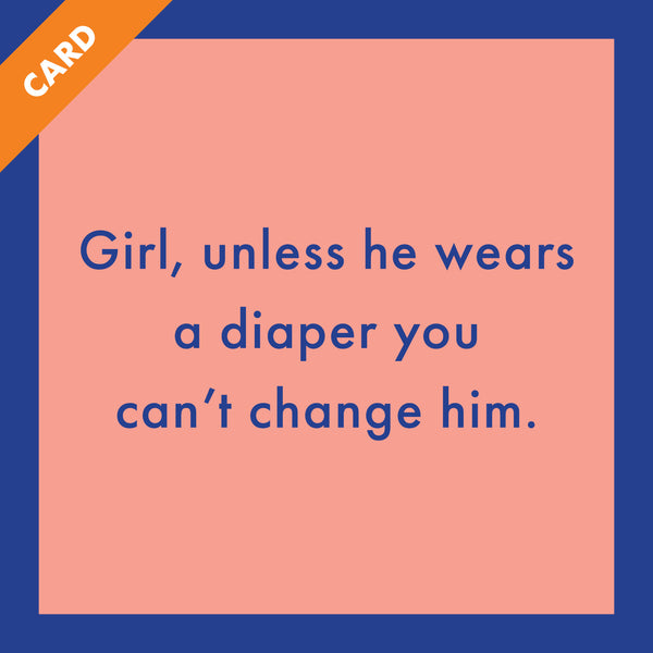 Diaper Card