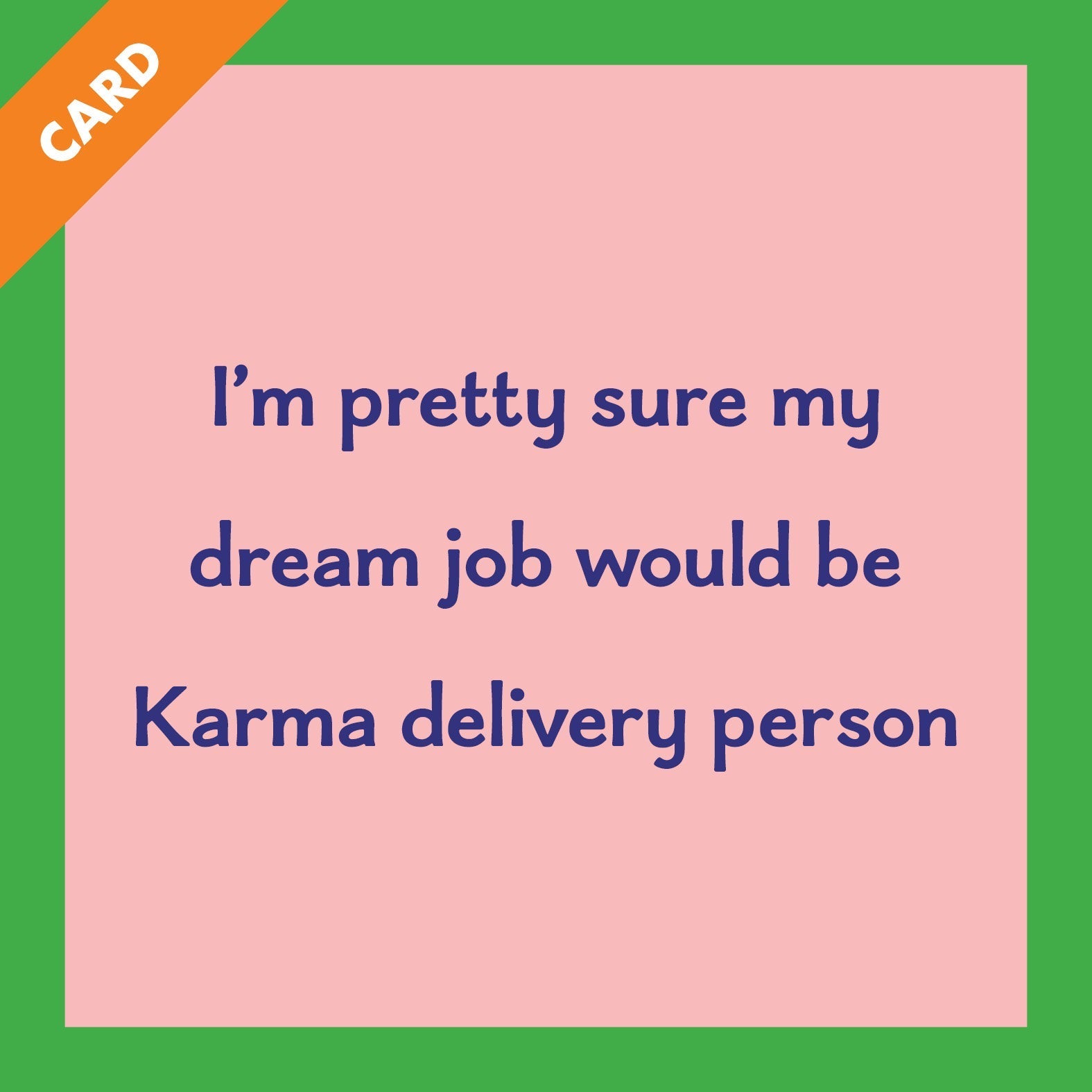 Karma Delivery Card