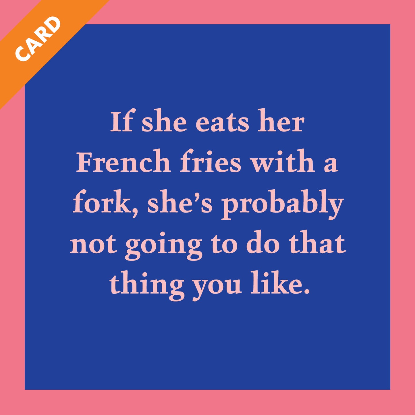 French Fries Card