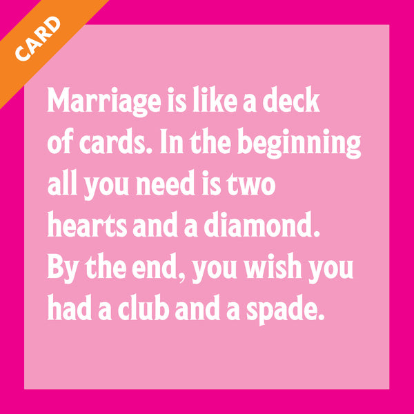 Marriage Deck of Cards