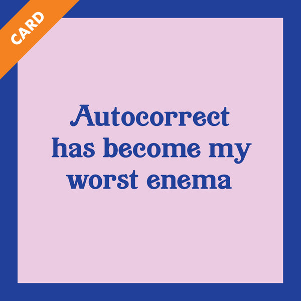 Autocorrect Card