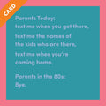 Parent in 80's Card